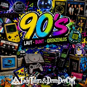 90's Laut Bunt Grenzenlos