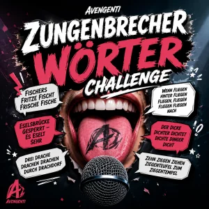 Kretschmers Trichter Zungenbrecher Challenge Wörter