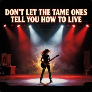 Don’t Let the Tame Ones Tell You How to Live